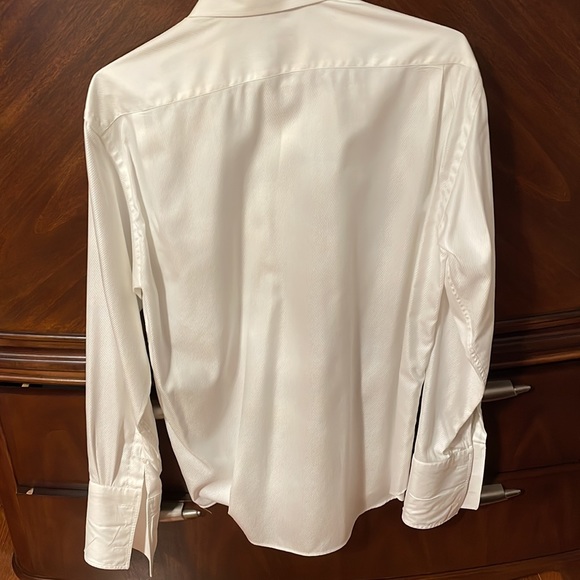 Mens Canali shirt size 15 1/5 (39) French cuff - Picture 5 of 5
